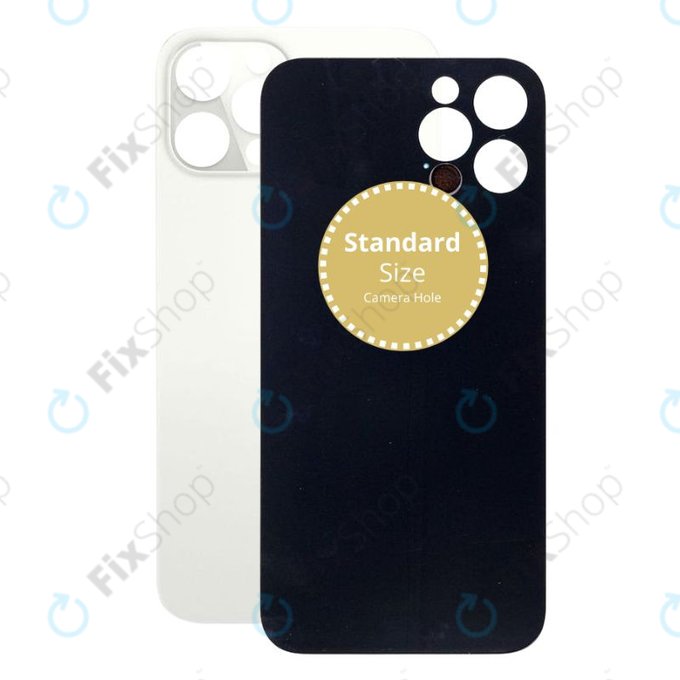 Apple iPhone 12 Pro Max - Sticlă Carcasă Spate (White)