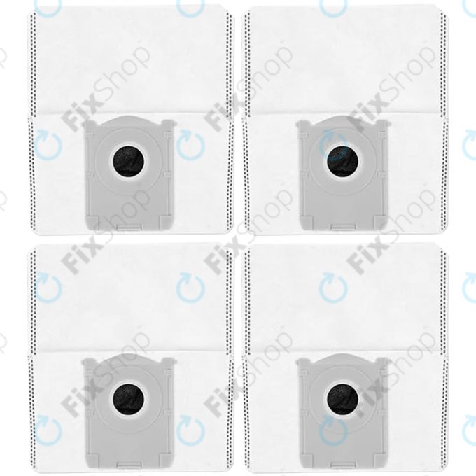 Sac de praf, 4 buc. pentru Ecovacs Deebot T30c, T50-series, T80-series, X8-series, X9 Pro-series