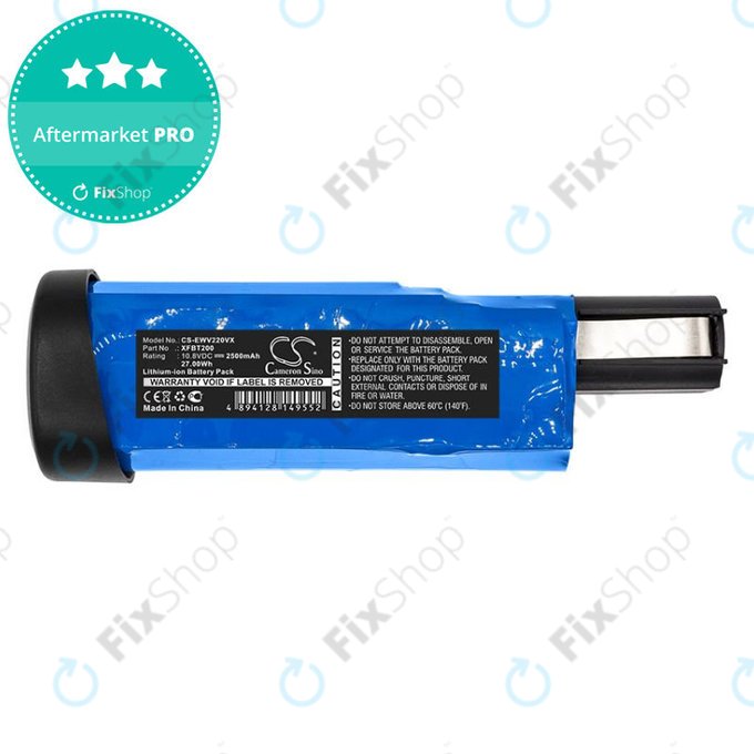 Baterie pentru Shark WV200UK, WV200, WV201, WV205, WV220, Ion W1 Cord, 2500mAh, Li-Ion, 10.8V, XFBT200, HQ