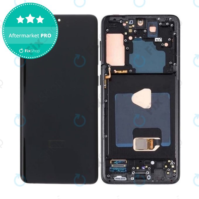 Samsung Galaxy S21 Plus G996B - Ecran LCD + Sticlă Tactilă + Ramă (Phantom Black) OLED