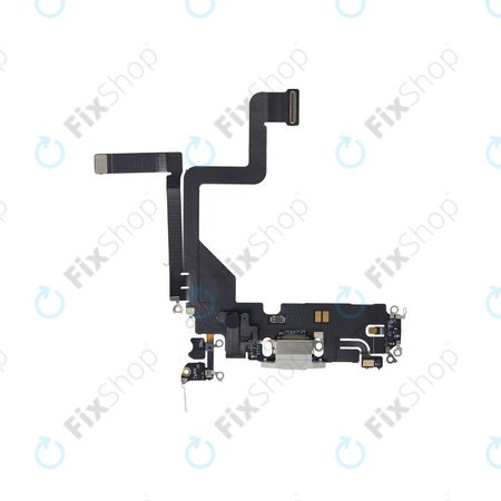 Apple iPhone 14 Pro - Conector de Încărcare + Cablu Flex (Silver)