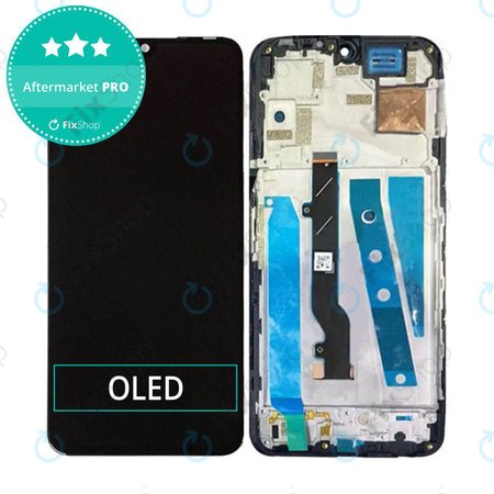 Infinix Note 12 - Ecran LCD + Sticlă Tactilă + Ramă (Force Black) OLED