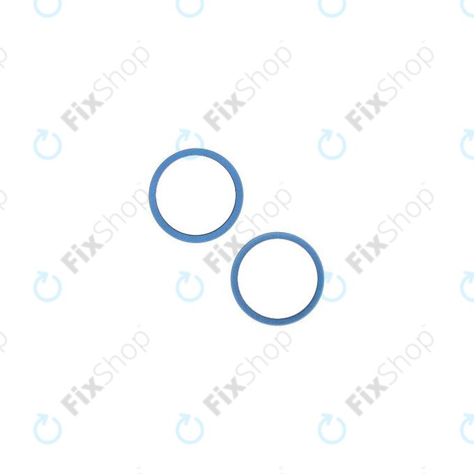 Apple iPhone 14, 14 Plus - Ramă Diapozitiv Cameră (Blue) - 2buc