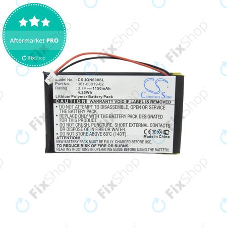 Baterie pentru Garmin Nüvi 660, 660 FM, 1150mAh, Li-Pol, 3.7V, 361-00019-02, HQ