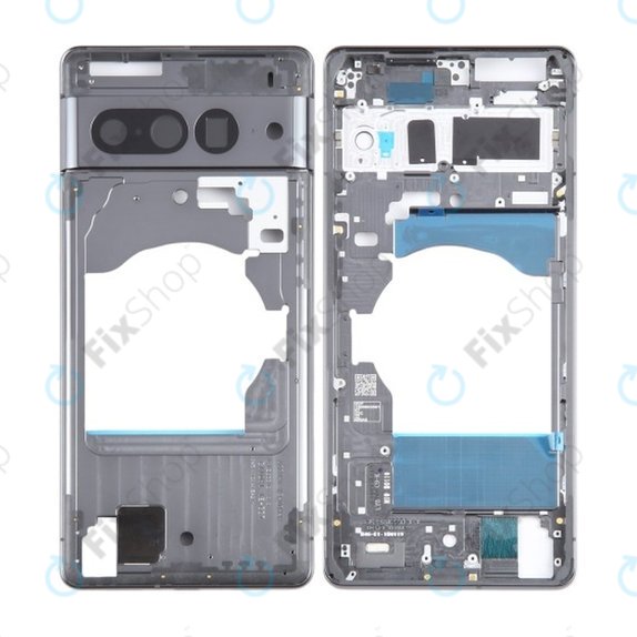 Google Pixel 7 Pro GP4BC GE2AE - Ramă Mijlocie (Obsidian)