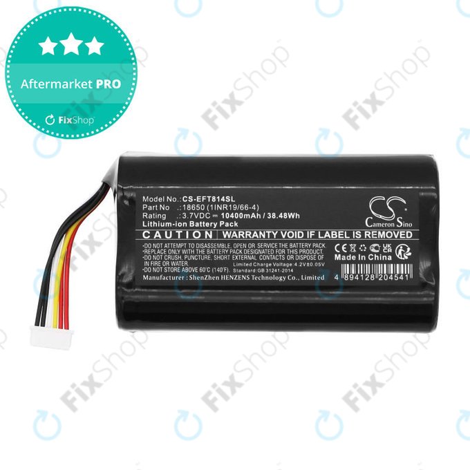 Baterie pentru Eufy Cam 2 Pro, T8140r, 10400mAh, Li-Ion, 3.7V, 18650 (1INR19/66-4), HQ