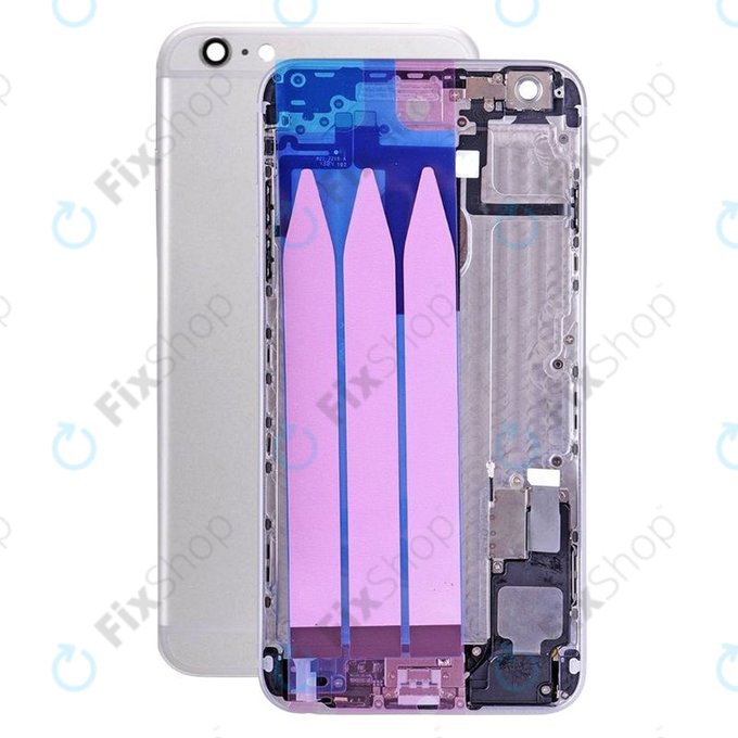 Apple iPhone 6 Plus - Carcasă Spate cu Piese Mici (Silver)