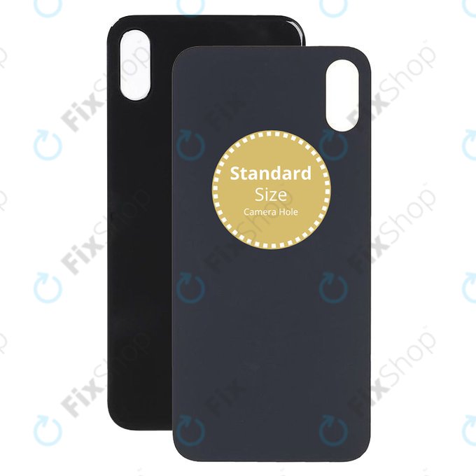 Apple iPhone X - Sticlă Carcasă Spate (Space Gray)