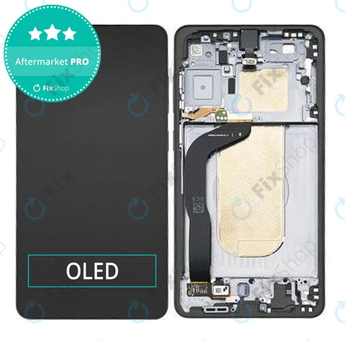 Samsung Galaxy S25 Edge - Ecran LCD + Sticlă Tactilă + Ramă (Titanium Jetblack) OLED