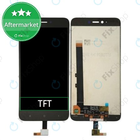 Xiaomi Redmi Note 5A 32 GB, 64 GB - Ecran LCD + Sticlă Tactilă (Black) OEM