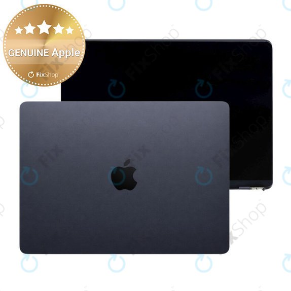 Display LCD pentru MacBook Air 15", A3241 (2025), cu sticlă frontală și capac, Midnight, 661-50131, Genuine Apple