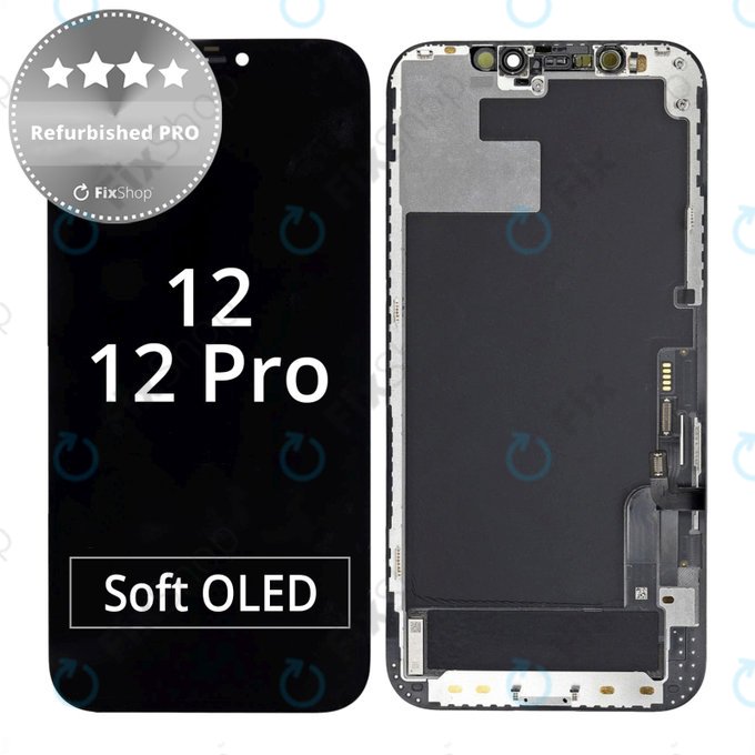 Apple iPhone 12, 12 Pro - Ecran LCD + Sticlă Tactilă + Ramă Refurbished PRO
