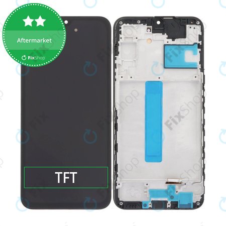 Samsung Galaxy A25 A256B - Ecran LCD + Sticlă Tactilă + Ramă (Brave Black) TFT