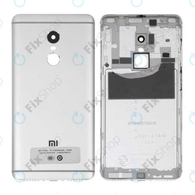 Xiaomi Redmi Note 4 - Carcasă Baterie (Silver)