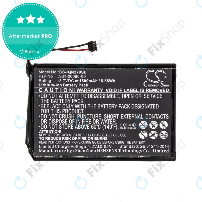 Baterie pentru Garmin Nüvi 2757, 1500mAh, Li-Ion, 3.7V, 361-00066-00, HQ