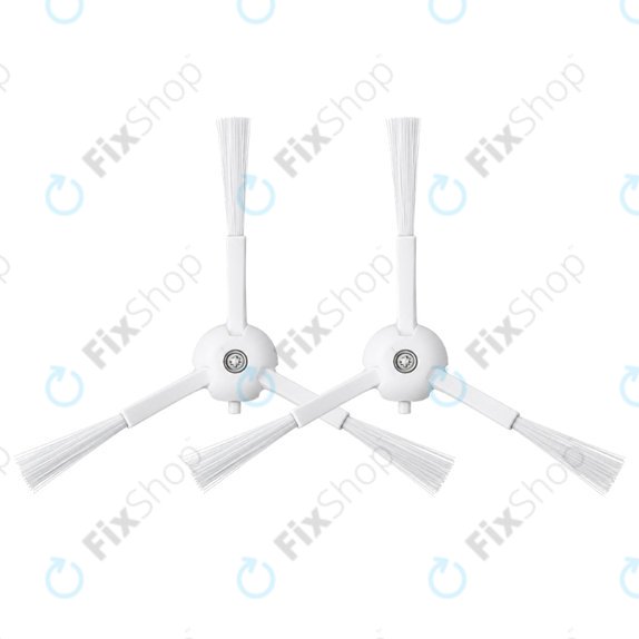 Perie laterală, 2 buc., Albă pentru Roborock S8 MaxV Ultra, S8 Max Ultra