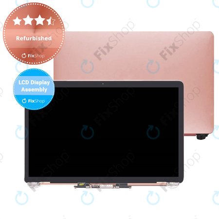 Apple MacBook Air 13" A1932 (2018) - Ecran LCD + Sticlă Frontală + Carcasă Spate (Gold) Refurbished