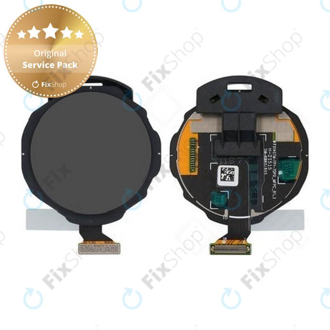 Samsung Galaxy Watch 4 Classic 46mm R895 - Ecran LCD + Sticlă Tactilă + Ramă (Black) - GH96-14426A Genuine Service Pack