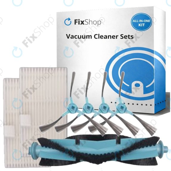Set de piese de schimb pentru Tesla IQ400, IQ400 Plus, Sencor 6485BK (1x Perie principală, 2x Filter, 4x Perie laterală)