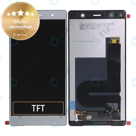 Sony Xperia XZ2 Premium - Ecran LCD + Sticlă Tactilă (Chrome Silver) - 1310-6654 Genuine Service Pack