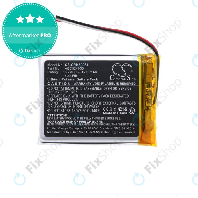 Baterie pentru Corsair HS75 XB, HS70 SE Void Pro RGB, HS70SE, 1200mAh, Li-Pol, 3.7V, AEC524050, HQ