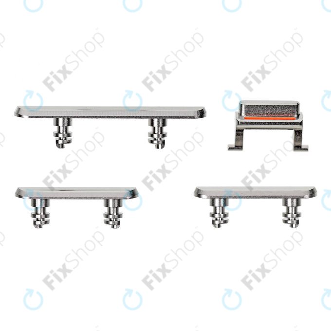 Apple iPhone 11 Pro, 11 Pro Max - Butoane laterale (Silver)