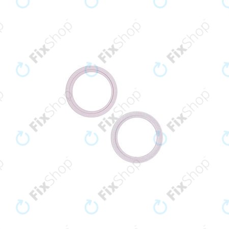 Apple iPhone 13, 13 Mini - Ramă Diapozitiv Cameră (Pink)