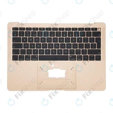 Apple MacBook Air 13" A1932 (2018 - 2019) - Superior Ramă Tastatură + Tastatură UK (Gold)