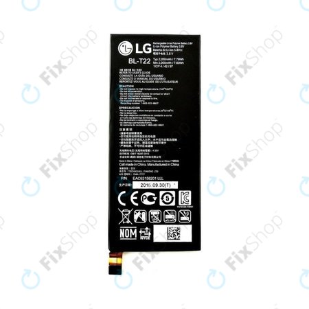 LG Zero H650E - Baterie BL-T22 2050 mAh - AC63158201 Original