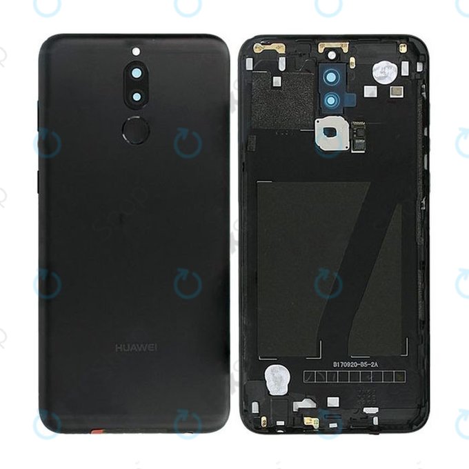 Huawei Mate 10 Lite RNE-L21 - Carcasă Baterie + Senzor de Amprentă (Black) - 02351QPC Genuine Service Pack