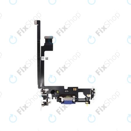 Apple iPhone 12 Pro Max - Conector de Încărcare + Cablu Flex (Blue)