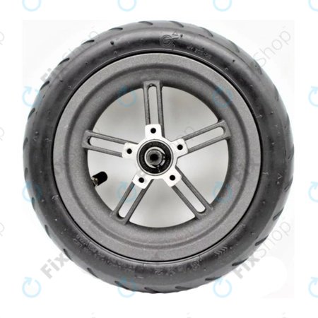 Xiaomi Mi Electric Scooter 1S, 2 M365, Essential - Roată din Spate Completă (Black) - C002550001900, C002550003500 Genuine Service Pack