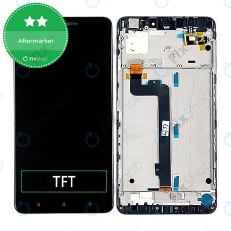 Xiaomi Mi Max 2 - Ecran LCD + Sticlă Tactilă + Ramă (Black) TFT