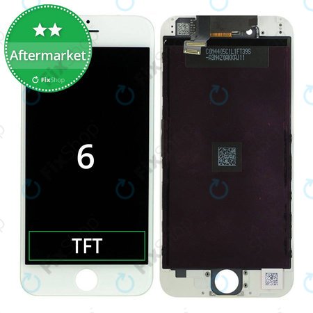 Apple iPhone 6 - Ecran LCD + Sticlă Tactilă + Ramă (White) TFT