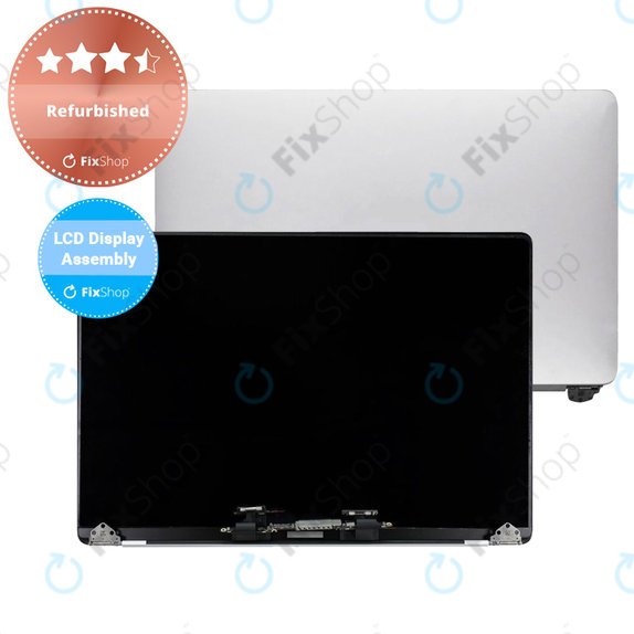 Apple MacBook Pro 13" A1989 (2018 - 2019) - Ecran LCD + Sticlă Frontală + Carcasă Spate (Silver) Refurbished