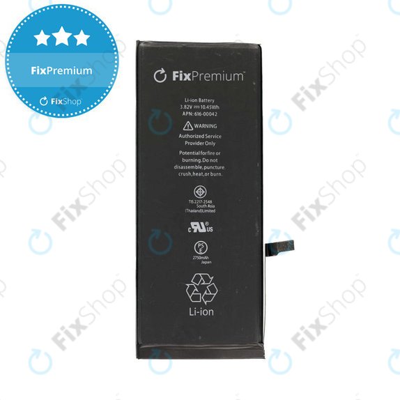 Baterie pentru iPhone 6S Plus, 2750mAh, FixPremium
