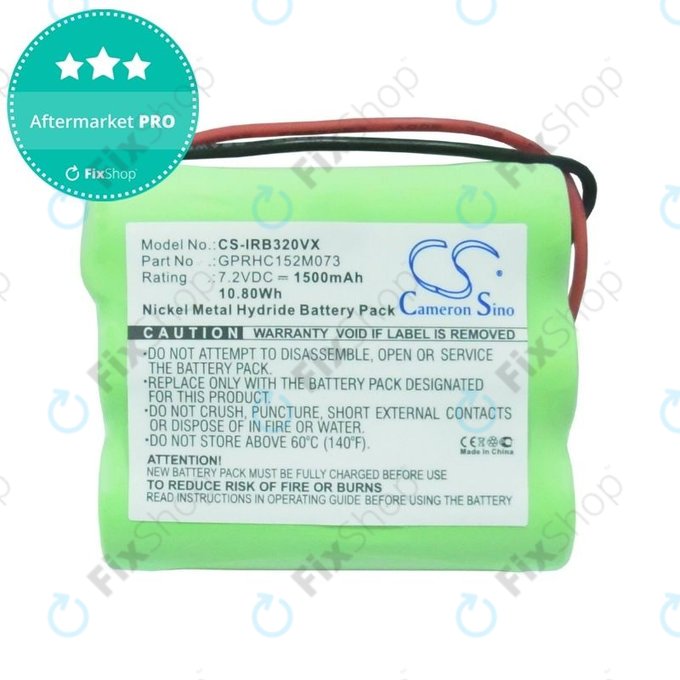 iRobot Braava 320, 321 - Baterie GPRHC152M073, 4408927 Ni-MH 7.2V 1500mAh HQ