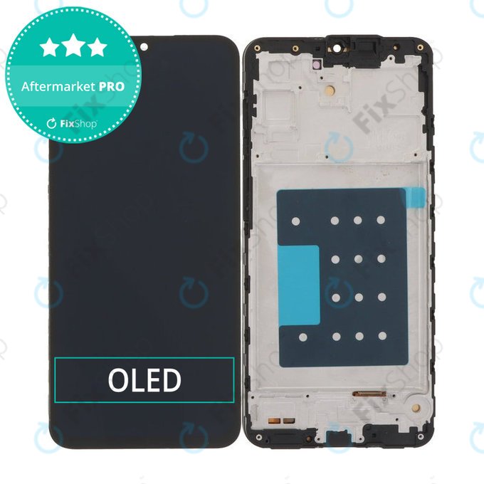 Samsung Galaxy A17 A176B - Ecran LCD + Sticlă Tactilă + Ramă (Black) OLED