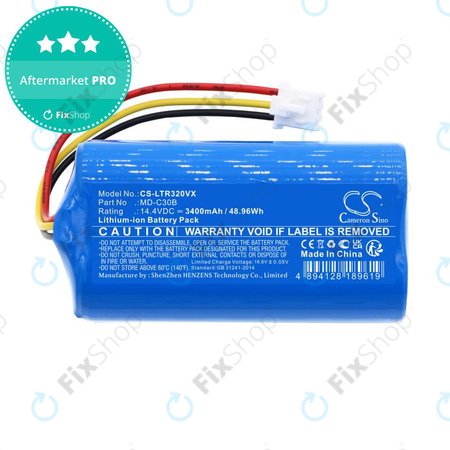 Baterie pentru Blaupunkt BlueBot XSMART, 3400mAh, Li-Ion, 14.4V, BPK-VCBB1XB, Xboost, D071-INR-CH-4S1P, HQ