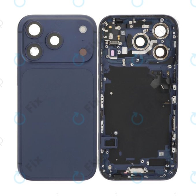 Carcasă spate pentru iPhone 17 Pro, Dark Blue
