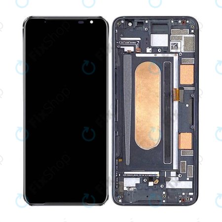 Asus ROG Phone 3 ZS661KS - Ecran LCD + Sticlă Tactilă + Ramă (Black Glare) - 90AI0031-R20030