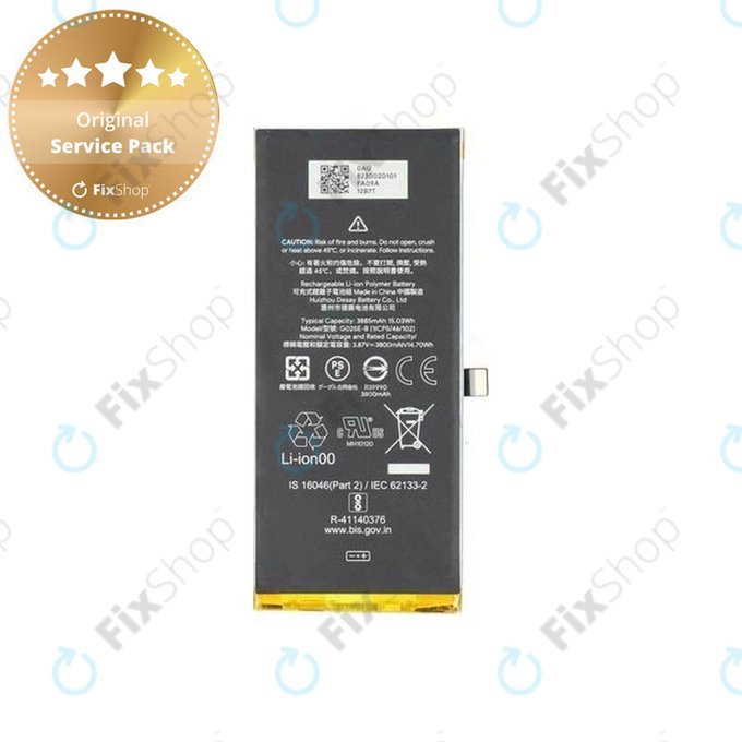 Google Pixel 4a 5G - Baterie G025E 3885mAh - G823-00201-01 Genuine Service Pack
