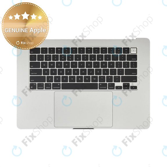 Ramă superioară tastatură pentru MacBook Air 15", A3114 (2024), cu tastatură US și baterie, Silver, 661-40267, Genuine Apple