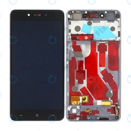 OnePlus X - Ecran LCD + Sticlă Tactilă + Ramă (Negru)