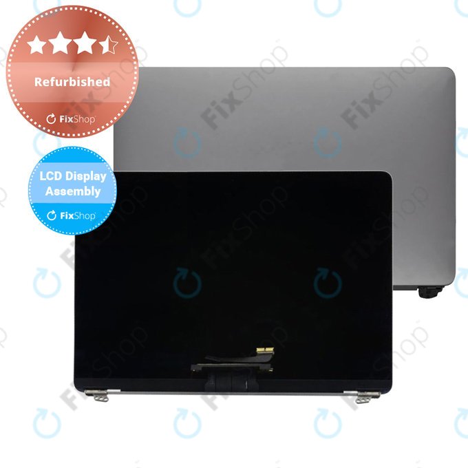 Apple MacBook 12" A1534 (Early 2016 - Mid 2017) - Ecran LCD + Sticlă Frontală + Carcasă Spate (Space Gray) Refurbished