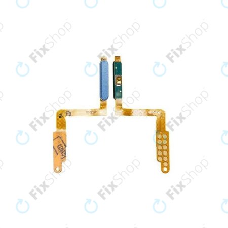 Samsung Galaxy A7 A750F (2018) - Senzor de Amprentă Deget + Cablu Flex (Blue) - GH96-12118A Genuine Service Pack