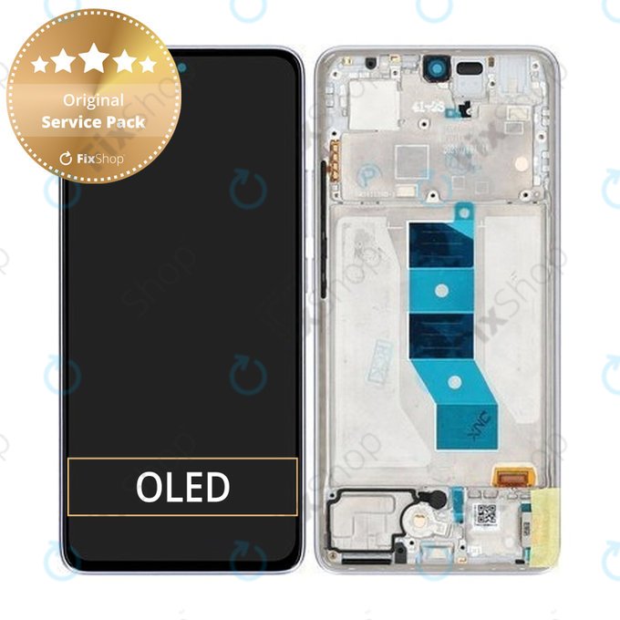 Xiaomi Redmi Note 14 5G 24094RAD4G - Ecran LCD + Sticlă Tactilă + Ramă (Lavender Purple) - 56001900O1700 Genuine Service Pack