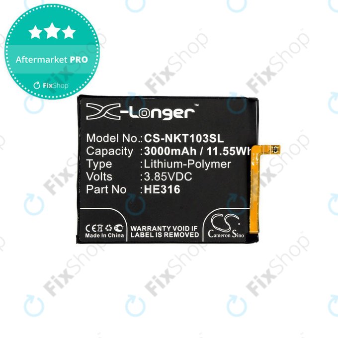 Nokia 6 - Baterie HE316 3000mAh HQ
