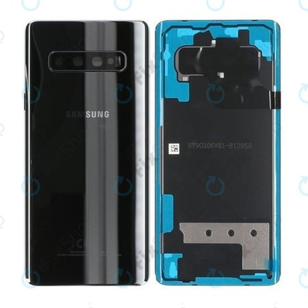 Samsung Galaxy S10 Plus G975F - Carcasă Baterie (Ceramic Black) - GH82-18867A Genuine Service Pack