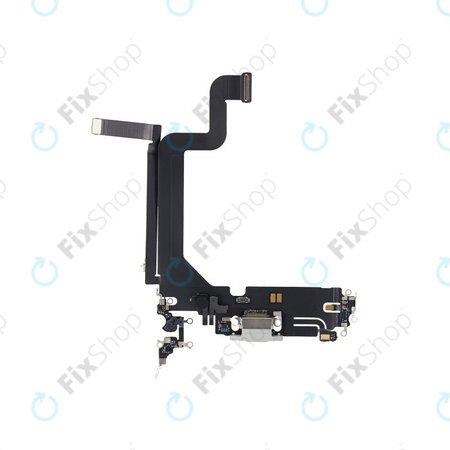 Apple iPhone 14 Pro Max - Conector de Încărcare + Cablu Flex (Silver)